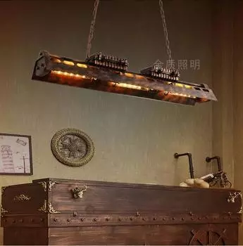 Американский индустриальный стиль креативная люстра ретро крутой железный декор светодиодные подвесные светильники для гостиной ресторана бара лофт Without light bulbs