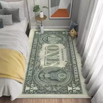 Американский коврик для пола, спальня, одеяло, домашний простой коврик для эркера, гостиная, модный бренд, утолщенный кристальный бархатный ковер 40 * 120cm [crystal velvet]