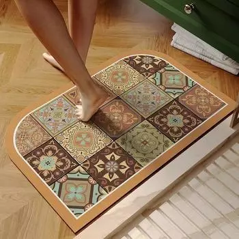Американский коврик для ванной комнаты из диатомовой грязи, впитывающий воду, быстросохнущий, противоскользящий 40X60cm 15.7X23.6in