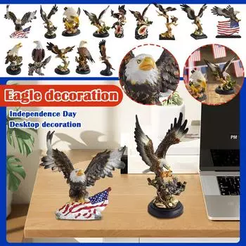 Американский креативный флаг скульптура смоляные изделия украшения День независимости домашний магазин настольное украшение One Size