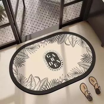 Американский легкий роскошный коврик из диатомовой грязи, впитывающий грязный коврик для ванной, нескользящий коврик, легко чистится, коврик для ног, дверной коврик 40 * 60cm