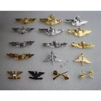 Американский металлический значок HNA, Лидер, Значок за полет на парашюте, Прыжки в высоту с низкой посадкой, Медаль, Наплечный значок, Значок на фуражку