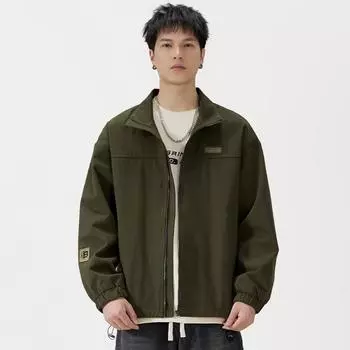 Американский модный бренд Army Green Casual Jacket Men s Loose Large Size Universal Flight Instructor Jacket Top Trendy S хаки
