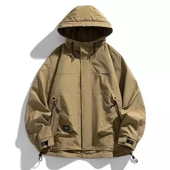 Американский модный бренд куртка с капюшоном мужская новая осенне-зимняя куртка с капюшоном весна популярная рабочая куртка M