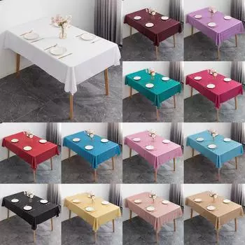 Американский отель, украшение для свадебного банкета, круглая однотонная белая скатерть, скатерть с блестками S белый