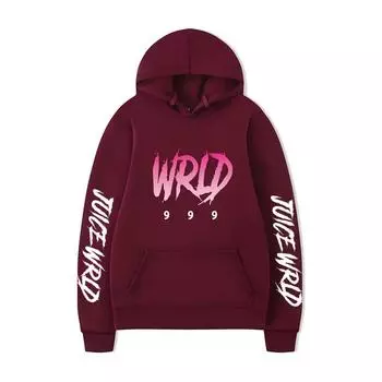 Американский певец Juice Wrld Print Fashion Loose Hooded свитер для мужчин и женщин Hip Hop Cotton Sport Men s Hoodie S