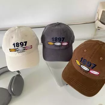 Американский ретро 1987 года вышитый узор с буквами, кепка для тяжелой промышленности, 24 новых уличных кепки бренда Tide, солнцезащитная бейсболка M56-58cm хаки