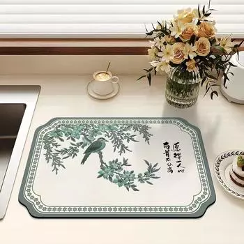 Американский ретро впитывающий нескользящий коврик для гостиной спальни столовой входной двери коврик для пола 40 * 60 (crystal velvet)