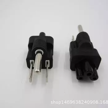 Американский стандартный трехконтактный адаптер для Микки Мауса с хвостом сливы US standard plum blossom tail