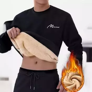 Американский стиль 2024 осень мужская свободная толстовка с длинными рукавами и круглым вырезом с принтом XXL зелёный