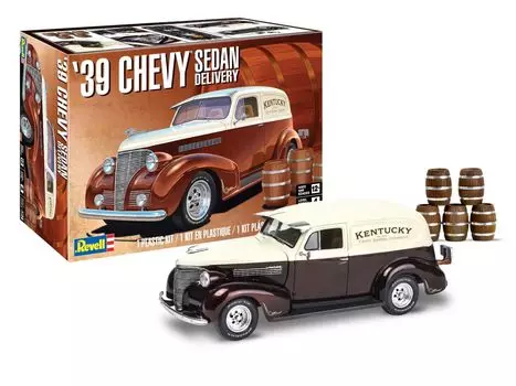 Американский уровень 39 Chevy Sedan Delivery Low Rider Пластиковая модель 14529 1/24