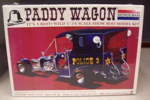 Американский уровень Paddy Wagon Show Rod 07807 Пластиковая модель 1/24