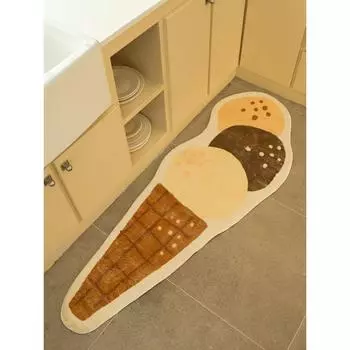 Американский винтажный конусный ковер для спальни, одеяло, украшение для комнаты для девочек, милая детская комната, утолщенная главная спальня, гостиная 40 * 120CM [Crystal Fleece]