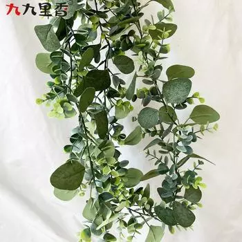 Американское 180 см искусственное растение эвкалипт круглый лист ротанг свадебное украшение