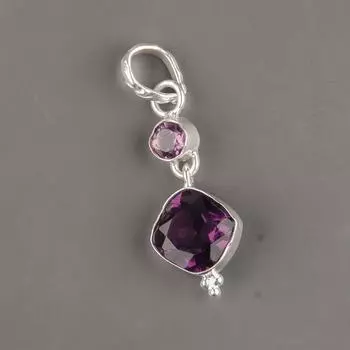 Amethyst Gemstone 925 Sterling Silver Jewelry Handmade Pendant1.60 Gift For Her PP-9-5