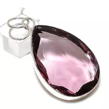 Amethyst Gemstone Handmade 925 Sterling Silver Jewelry Pendant 2.17 B5Z34