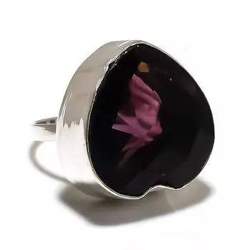 Amethyst Gemstone Handmade 925 Sterling Silver Jewelry Ring Size 9.5 G8A85