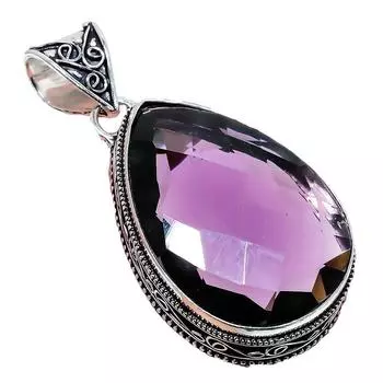 Amethyst Gemstone Handmade 925 Sterling Silver Jewelry Pendant 2.17 AH-840 2.2 фиолетовый
