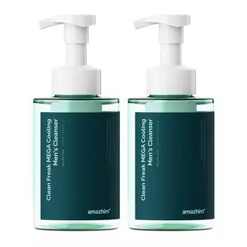 Amezhim Clean Freak Mega Cooling Male Cleanser, 2 packs, 500ml