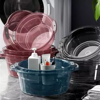Амфора Удобная Прочная Прозрачная Инновационная Бестселлер Экономящая Место Раковина Кухонные Принадлежности Раковина Нескользящая Ванночка Для Ног