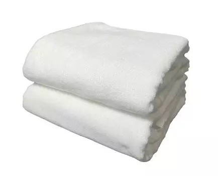 amife petit Большое банное полотенце Коммерческое полотенце Большое Очень большое 200 см Набор из 2 шт. (Белый, 200100)