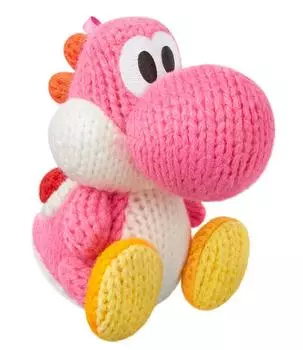 amiibo Амигуруми Йоши Розовый (Мировая серия Yoshi Wool)