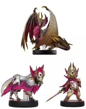 amiibo Hunter Sunbreak Amiibo Set of Mel Zena Otomo Garuk Otomo Airu lollol microfiber cloth [Monster Rise 3] + [Melzegar] + [Melzeneko] + (trademark