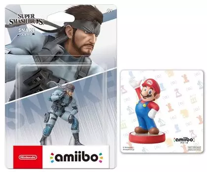 amiibo Змея (Братья Супер Смэш. Серии) Оригинальная наклейка прилагается