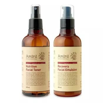 Amini Nutrition Toner + Recovery Emulsion 250 мл, бесплатный выбор в подарок: один продукт