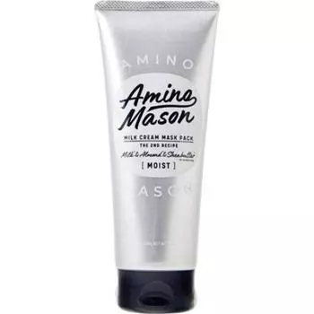 Amino Mason Moist Mask Pack Маска для волос Botanical Organic Treatment Moist Moist Damage Care Слабокислотная 200 г Уход за волосами Сделано в Японии Аромат белой розы чистый