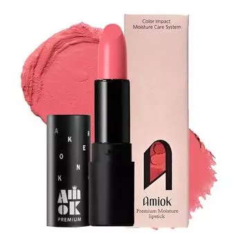 Amiok Premium Strong Fix Lipstick 4g, F003 Cute Peach, 1 pc.