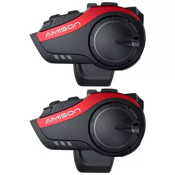 Amison Bike До 10 человек одновременно Максимальная дальность разговора Bluetooth Радио Велосипед 28 часов непрерывно IP67 Шлем Музыка Голосовая связь с FM Автоматический