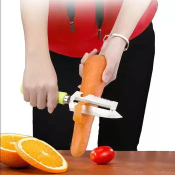 amlbb Скидка до 30 % на нож для очистки овощей, универсальный нож для очистки овощей, набор ножей для очистки овощей из нержавеющей стали, инновационный дизайн, кухонный нож 4 в 1 в распродаже 66g