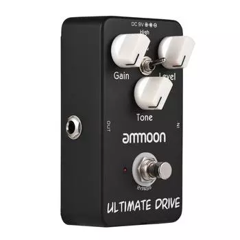 Ammoon AP-02 Ultimate Drive Overdrive Педаль эффектов для гитары True Bypass