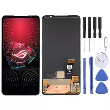 AMOLED ЖК-экран для телефона Asus ROG 6 с дигитайзером в полной сборке For Asus ROG Phone 6