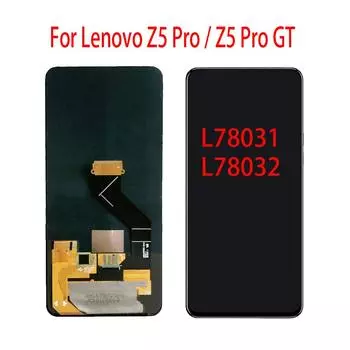 Amoled ЖК-дисплей, полноэкранный ЖК-дисплей для Lenovo Z5 Pro GT L78031 L78032, дигитайзер сенсорного экрана, полная замена в сборе