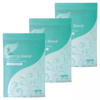 AMOMA Milk Up Blend 3 пакетика набор x 30 чайных пакетиков x 3 пакетика Поддержка грудного вскармливания для матерей, обеспокоенных объемом грудного молока травяной чай Грудное вскармливание