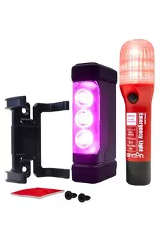 Amon 2-го поколения Purple Saver со специальным держателем аварийный сигнальный фонарь аварийный комплект безопасности Для экстренной остановки на скоростных автомагистралях Рекомендовано