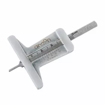 Amon Tire Groove Gauge Tire Depth Gauge Максимальное значение измерения 50 мм All Metal 8823