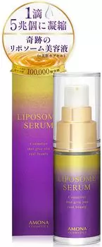 AMONA 5 триллионов липосом в 1 капле Сыворотка красоты Керамид Производное витамина С Уход за кожей со старением Сделано в Японии 20 мл Без добавок