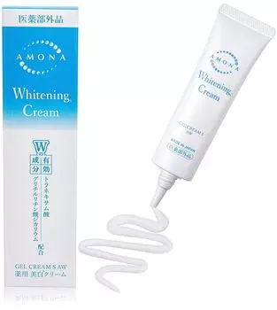 AMONA Whitening Delicate Whole Body Tranexamic 30g Cream, Квази-лекарство, Зона, Лицо, Тело, Уход, Кислота, Увлажнение, Без добавок,