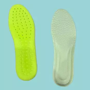Амортизация Удобная дышащая полынь Дезодорант Стелька Поддержка свода стопы Латекс Мягкий Пот Впитывающий Бег Уход за ногами
