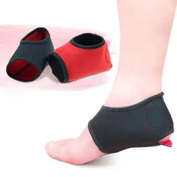 Амортизирующая дышащая удобная стелька для поддержки свода стопы, поддерживающая подошвенный фасциит чёрный