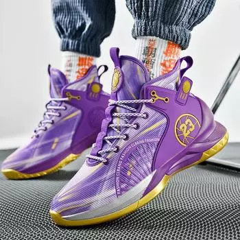 Амортизирующие баскетбольные кроссовки, мужские баскетбольные бутсы спортивной серии, молодежные молодежные баскетбольные тренировочные спортивные кроссовки 36