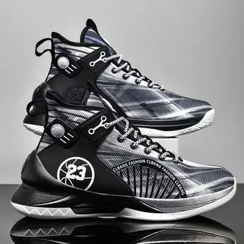 Амортизирующие баскетбольные кроссовки, мужские баскетбольные бутсы спортивной серии, молодежные молодежные баскетбольные тренировочные спортивные кроссовки 36