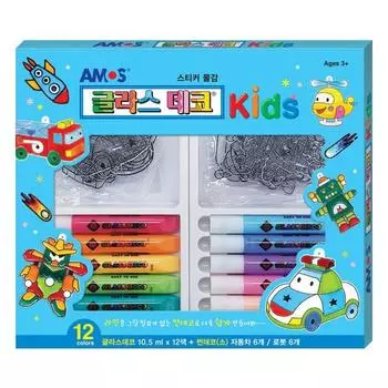 Amos Glass Deco Kids 2, синие, 1 шт. Популярные корейские игрушки