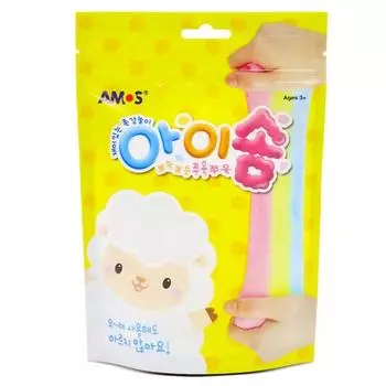 [AMOS] I SOM 60 г (Мягкий, Плавный, Смешной, Пятичувственный, Сенсорная игра) жёлтый