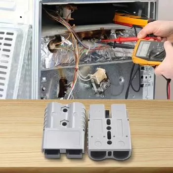 AMP ANDERSON Plug РАЗЪЕМ ПИТАНИЯ БАТАРЕИ Корпус с механическим ключом серый