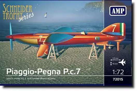 AMP Italy Piaggio Schneider Racer Machine Plastic Model AVP72015 1/72 Pea P.C.7
