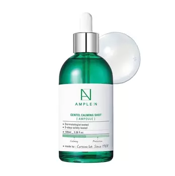 AMPLE:N Centel Calming Shot Ampoule 100ml, Soothing, Anti-Aging, Moisturizing, Korean Cosmetics, Kbeauty, sample